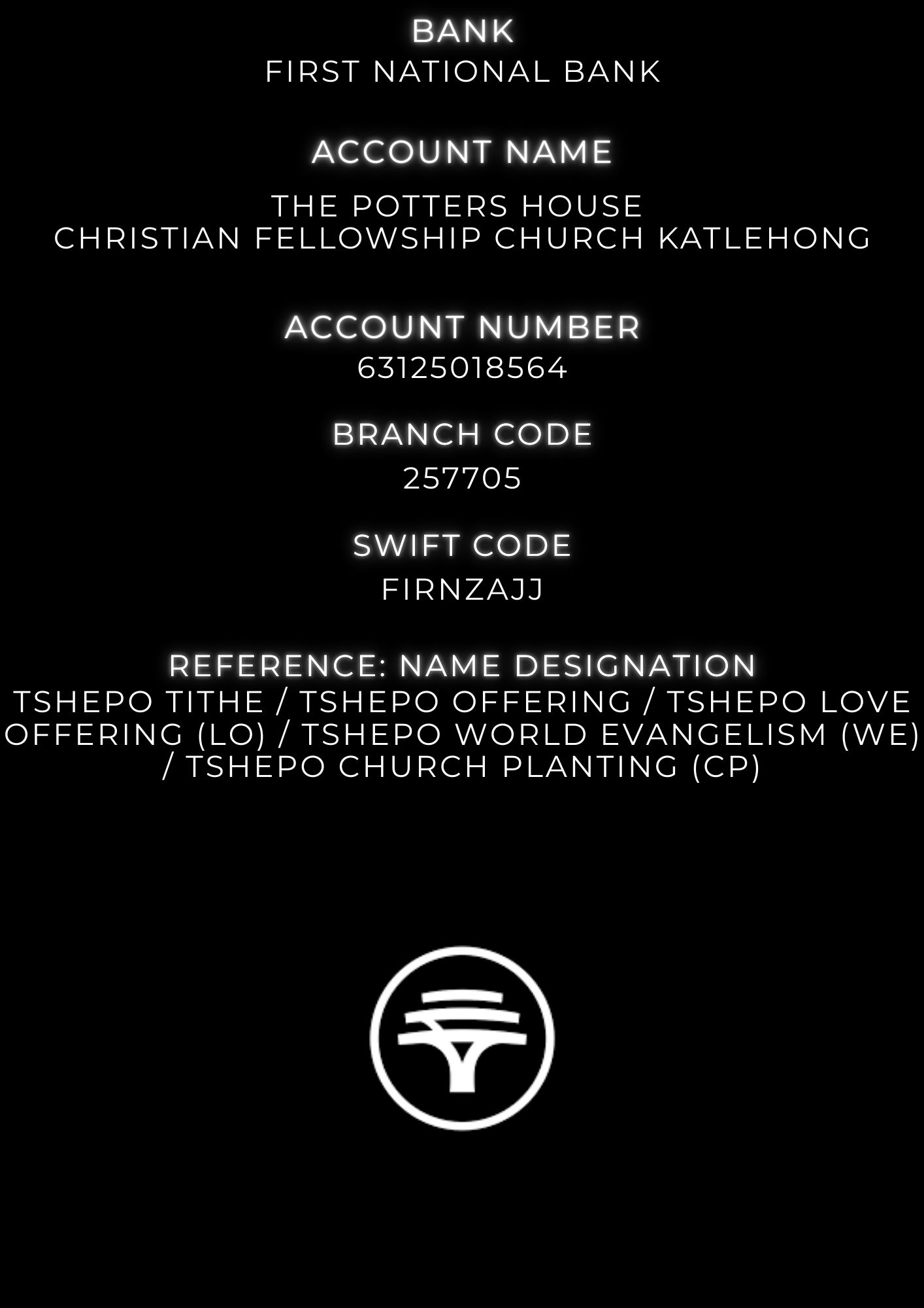 The Potters House Katlehong_New Banking Details (2)